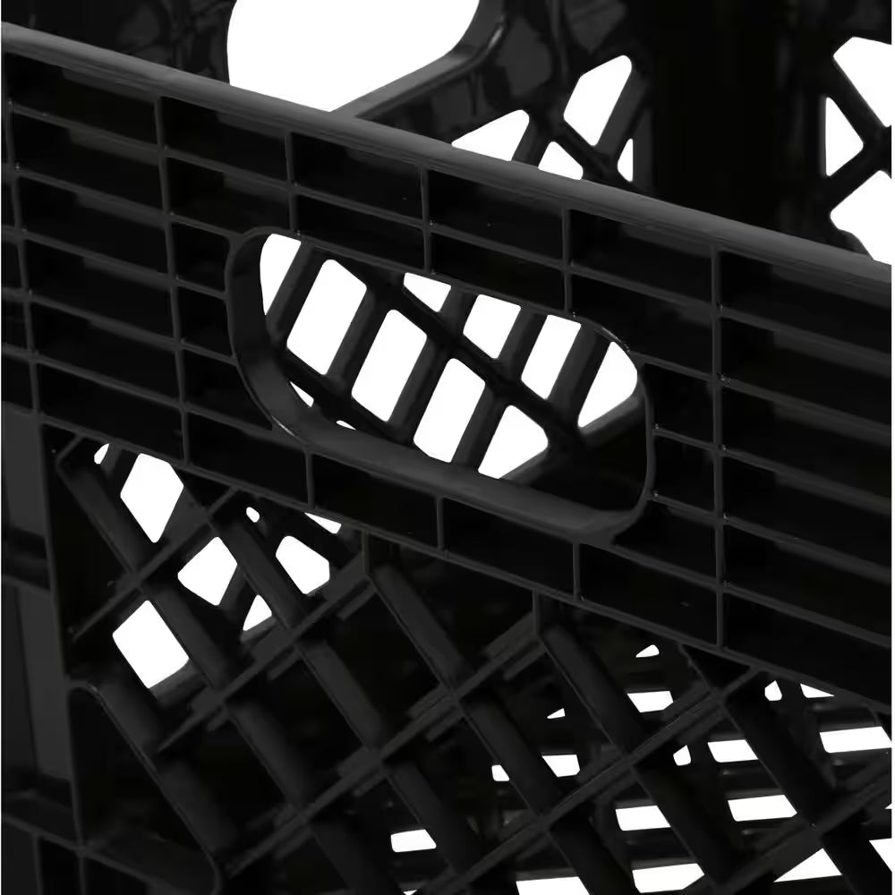 11 In. X 13 In. X 13 In. Black Milk Crate