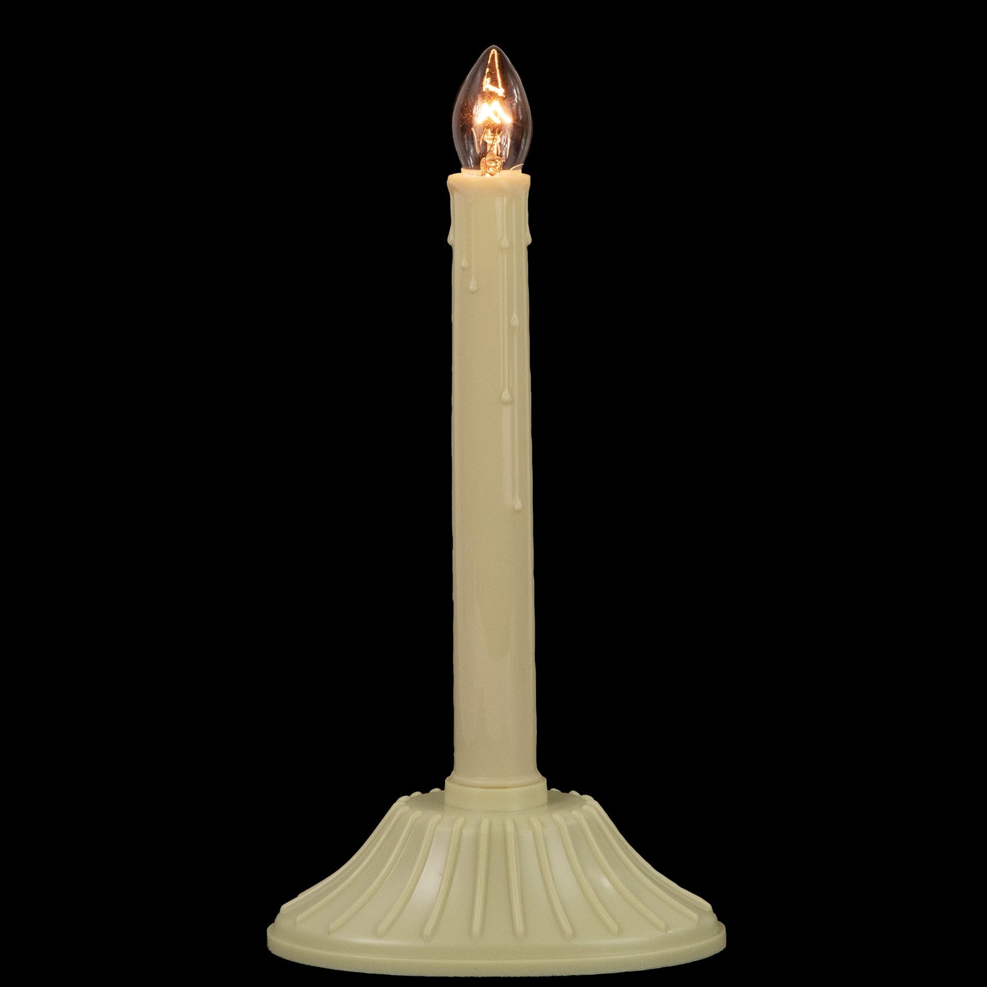 9.5" C7 Light Indoor Christmas Candolier Candle Lamp - Clear