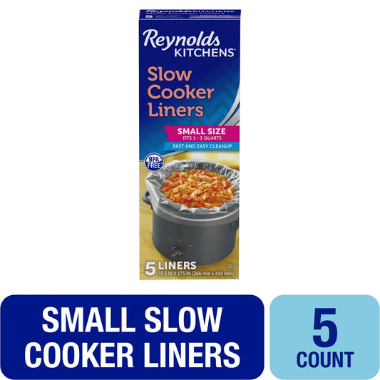 Slow Cooker Liners, Small (1-3 Quart), 5 Count