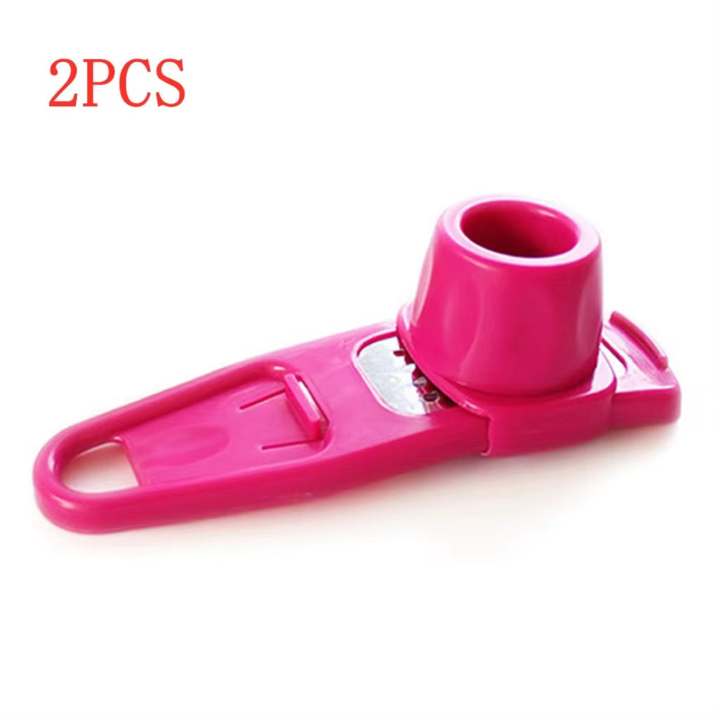 1PC/2PCS Stainless Steel PP Garlic Presses Ginger Cutter Plastic Grinding Tool Kitchen Ginger Grater Grinder