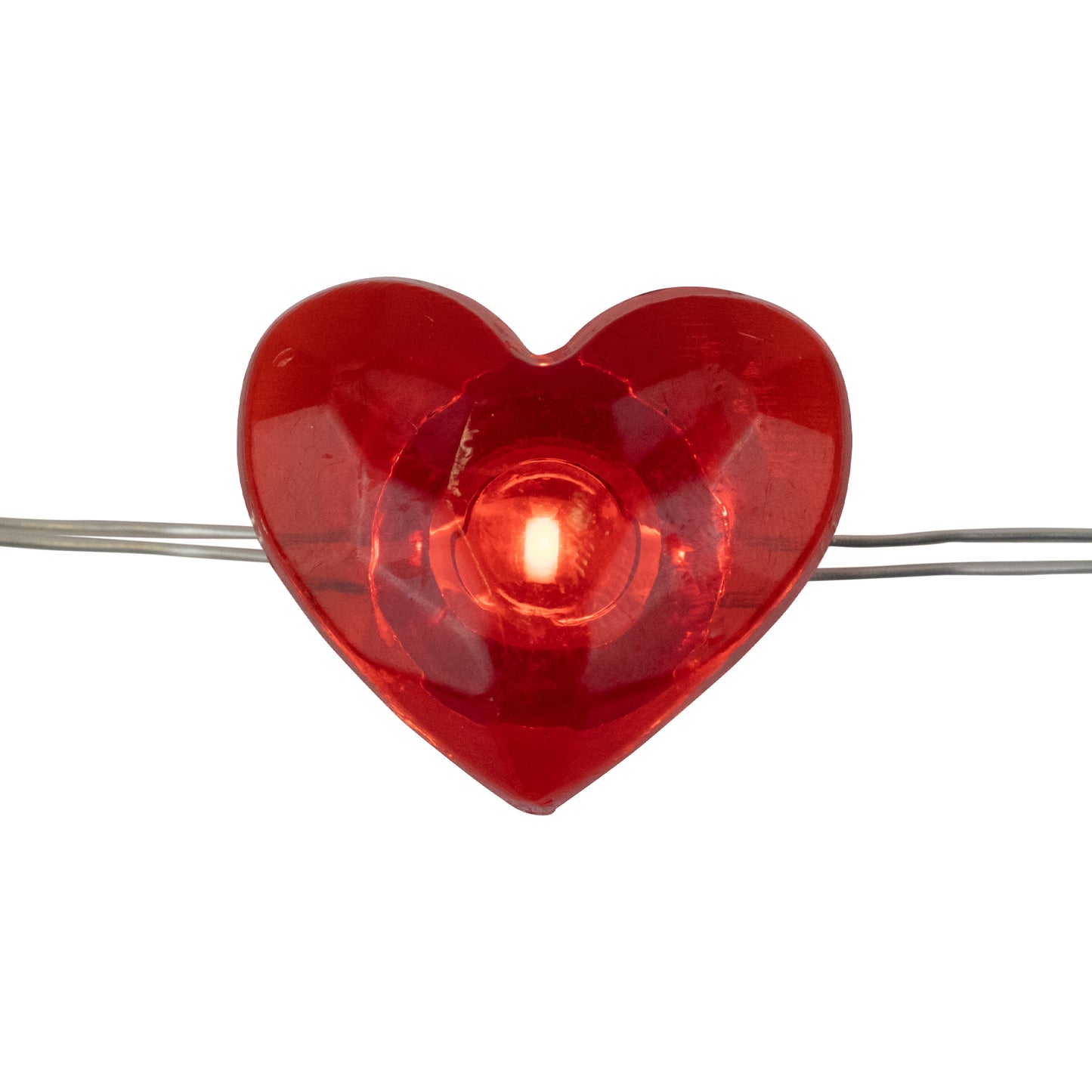 20-Count Red Valentine'S Day Love and Heart LED Fairy Lights, 6.25Ft, Copper Wire