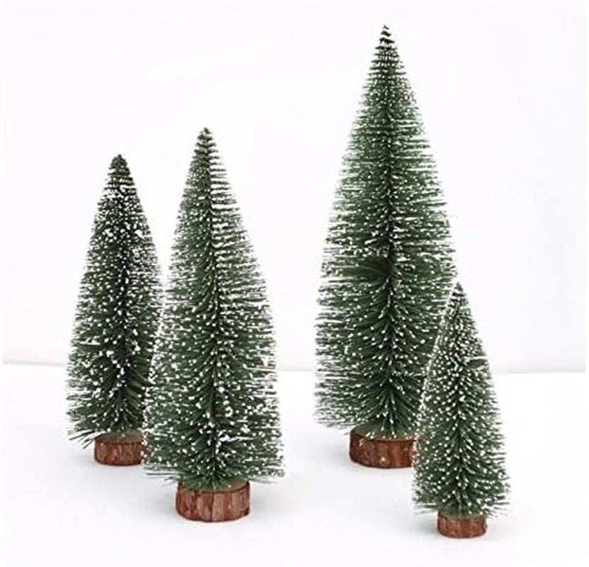 Artificial Mini Xmas Trees Table Top Christmas Trees Living Room Bedroom Ornaments Winter Crafts Home Decoration Gifts for Christmas