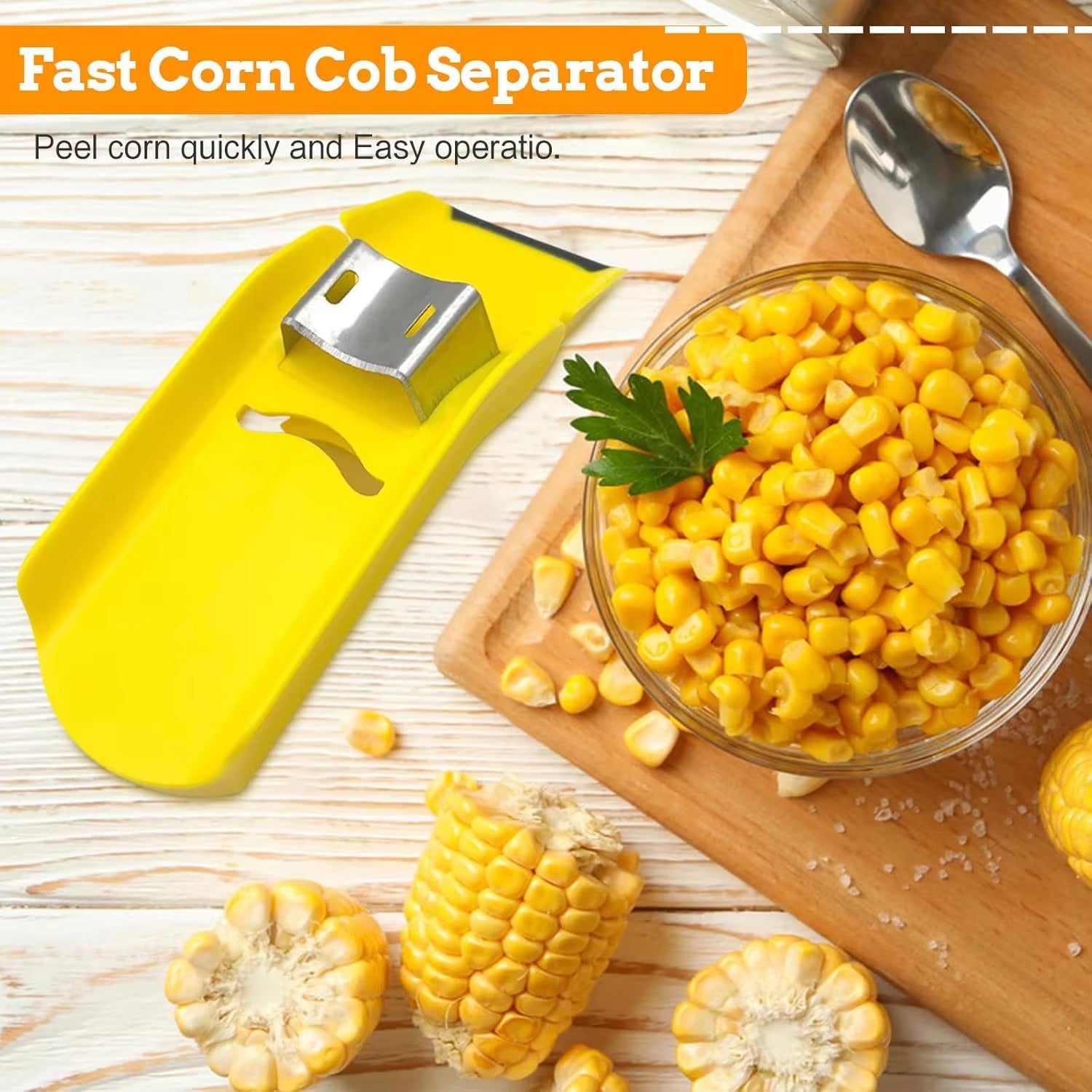 Kitchen Gadget Fast Corn Cob Separator Universal Planer Blade Corn Sheller Portable Corn Cob Stripper Vegetable and Fruit Tools