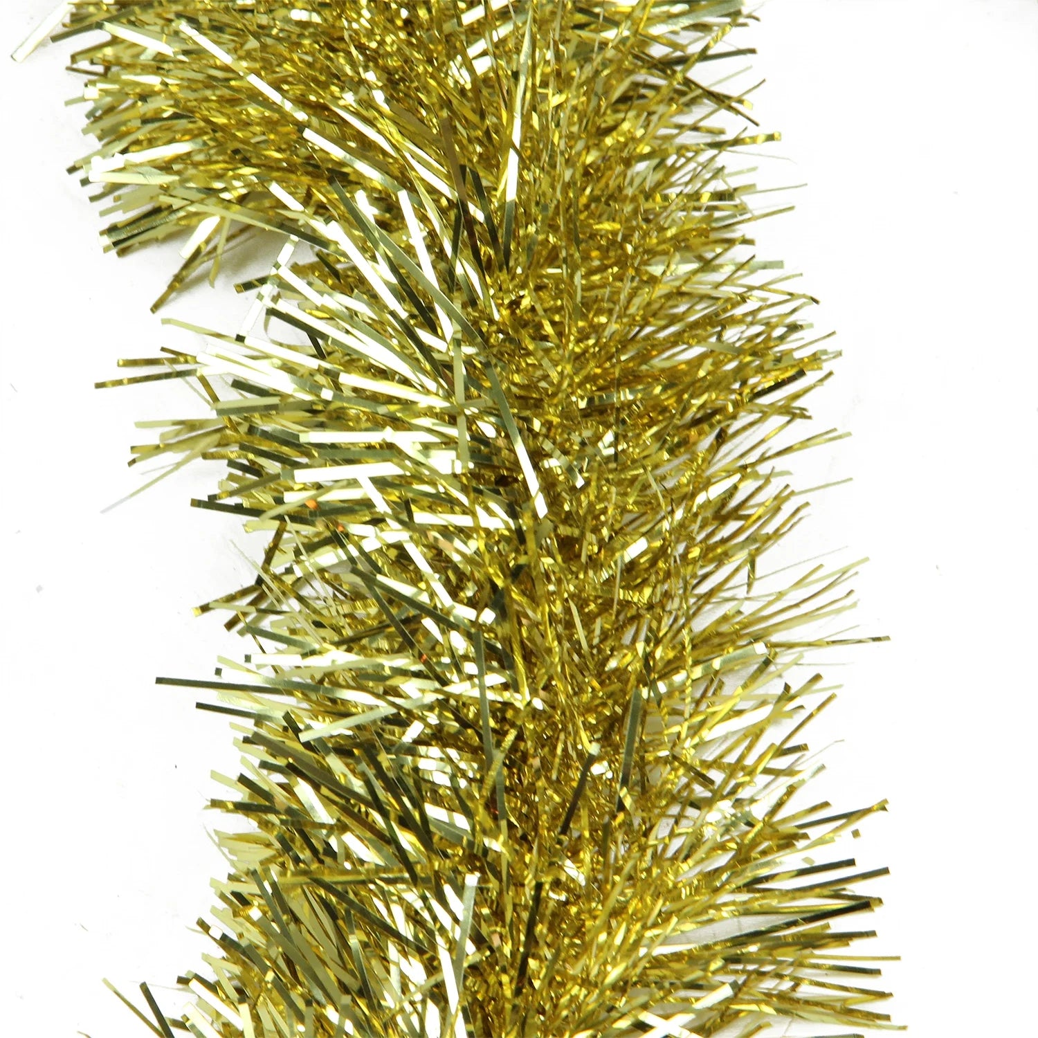 50' X 4" Unlit Shiny Gold Foil 3-Ply Tinsel Christmas Garland